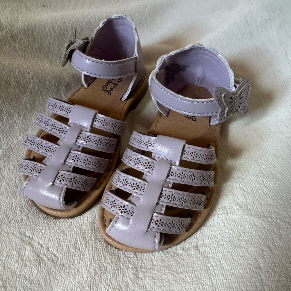 Jumping beans toddler girls butterfly sandals